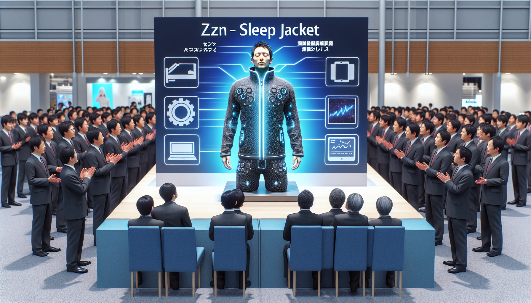수면 혁명: 일본의 하이테크 ZZZN 재킷 공개 (Revolutionizing Sleep: Japan's High-Tech ZZZN Jacket Unveiled)