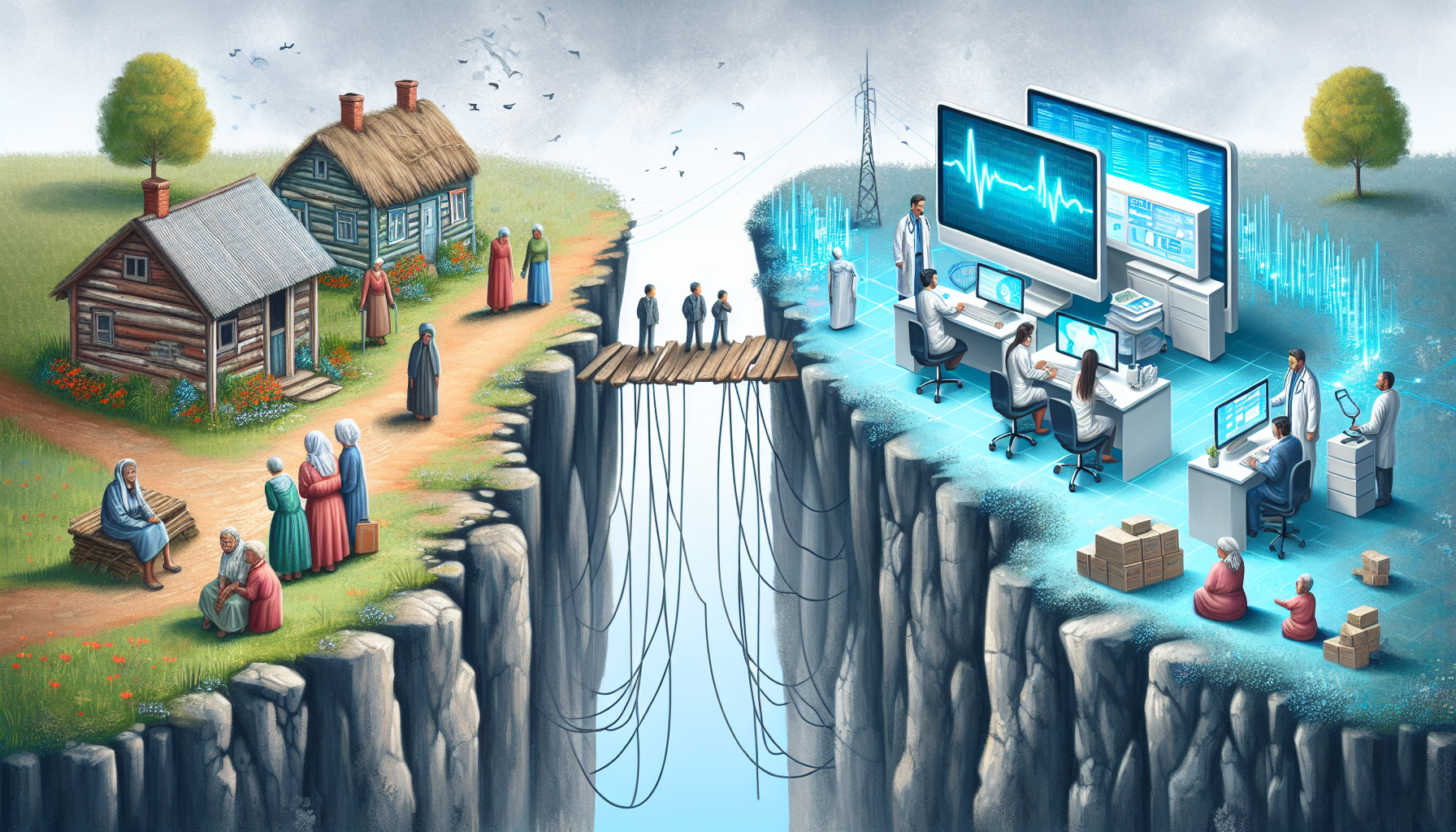 디지털 시대의 건강 정의: 공평한 의료를 위한 디지털 격차 해소 (Health Justice in the Digital Age: Bridging the Digital Divide for Equitable Care)