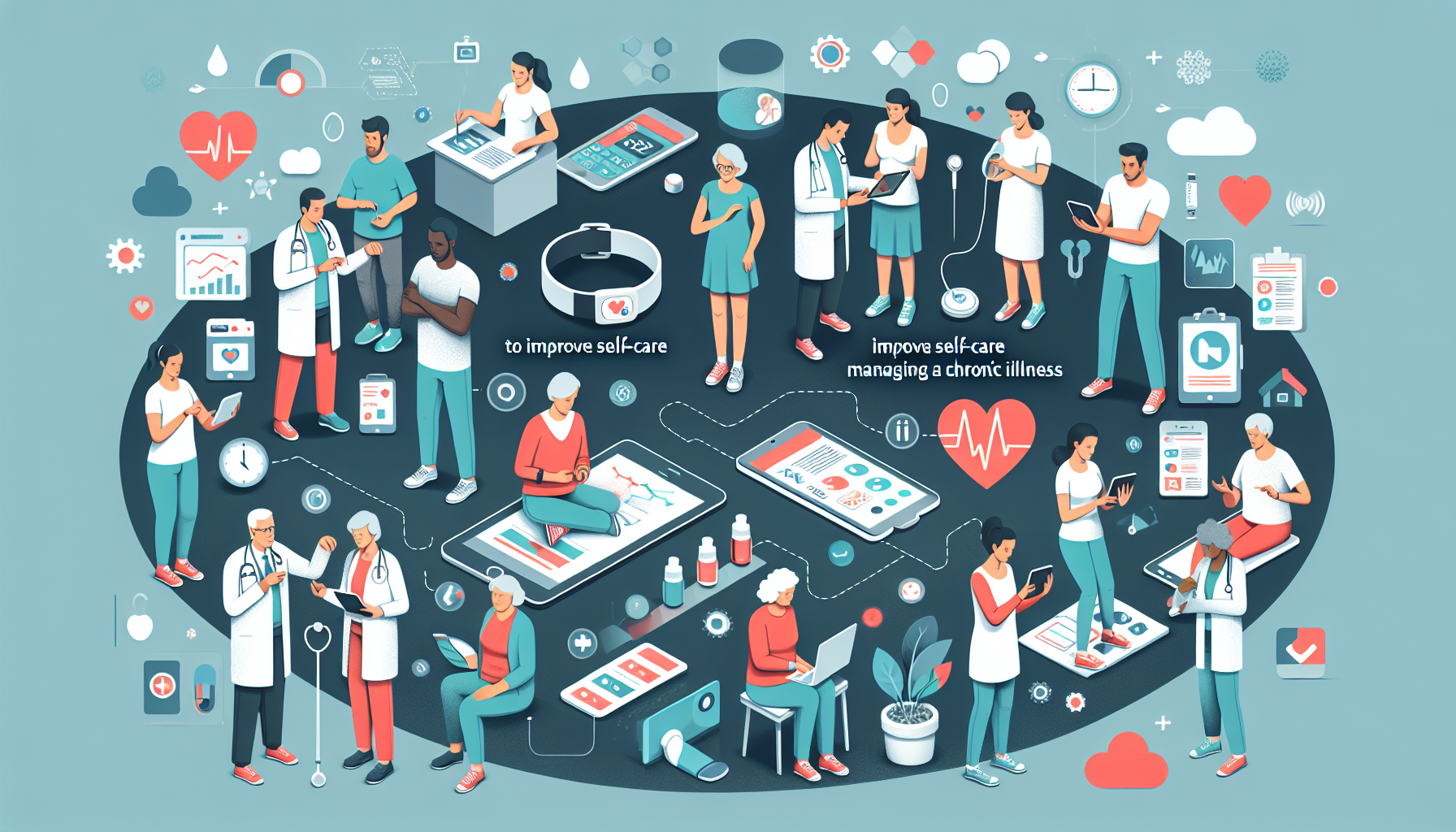 만성 질환에서 셀프케어를 증진시키기 위한 디지털 기술 활용 (Harnessing Digital Tech to Boost Self-Care in Chronic Illness)