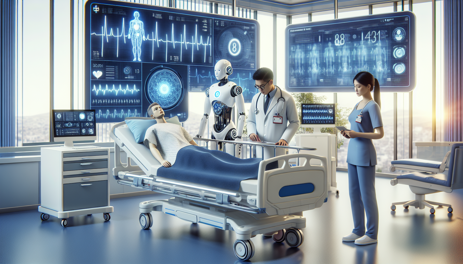 AI의 혁신적인 역할: 의료 서비스의 효율성과 환자 관리 향상 (AI's Revolutionary Role in Healthcare: Enhancing Efficiency and Patient Care)