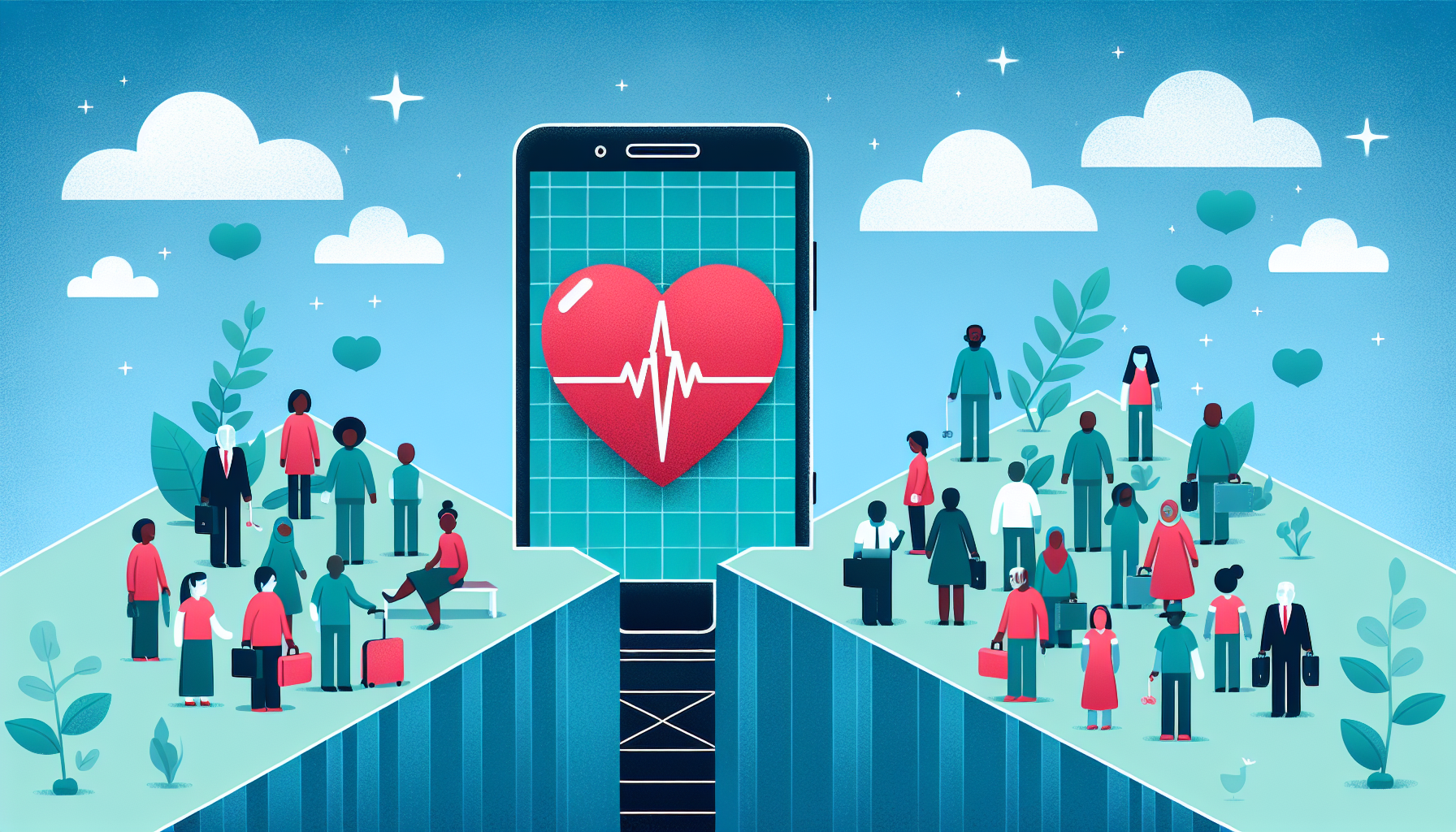 디지털 격차 해소: 심장 건강 형평성을 위한 모바일 헬스 기술 활용 (Bridging the Digital Divide: Leveraging Mobile Health Tech for Heart Health Equity)