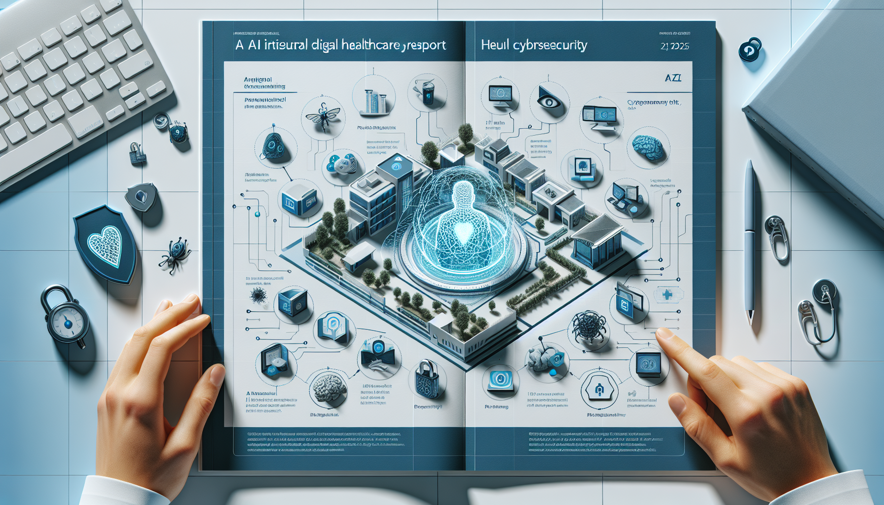 2025 디지털 헬스케어 보고서: AI 통합 및 사이버 보안 과제 (2025 Digital Healthcare Report: AI Integration and Cybersecurity Challenges)