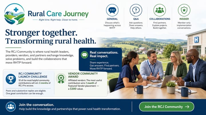 Rural Health Transformation Needs a Community — So We Built One